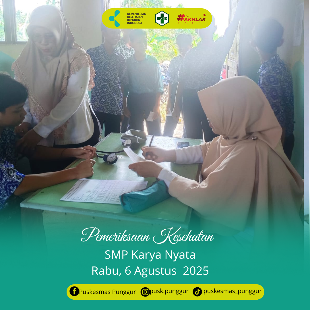 Pemeriksaan Kesehatan Gratis Di SMP Karya Nyata