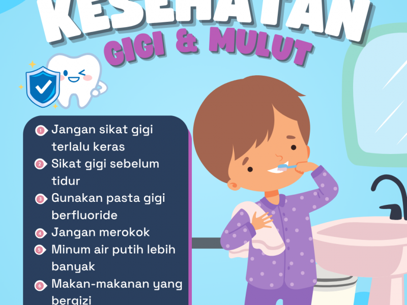 Cara memelihara kesehatan gigi dan mulut