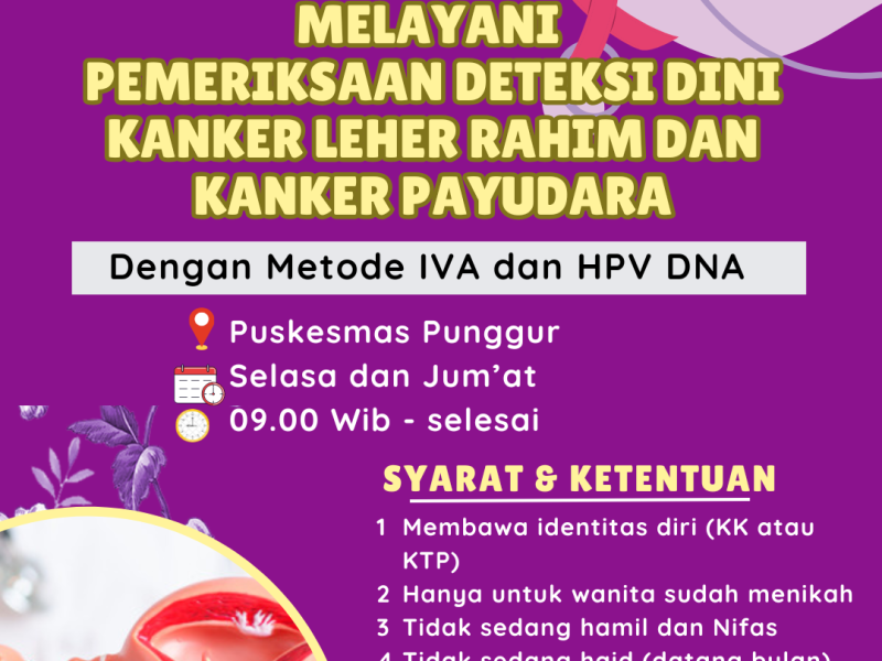 Pemeriksaan Kanker Leher Rahim dan Kanker Payudara