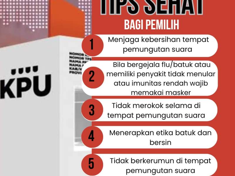 Tips Sehat Bagi Pemilih