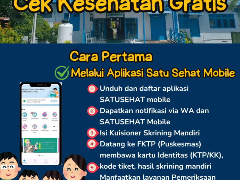 Cara Daftar Cek Kesehatan Gratis