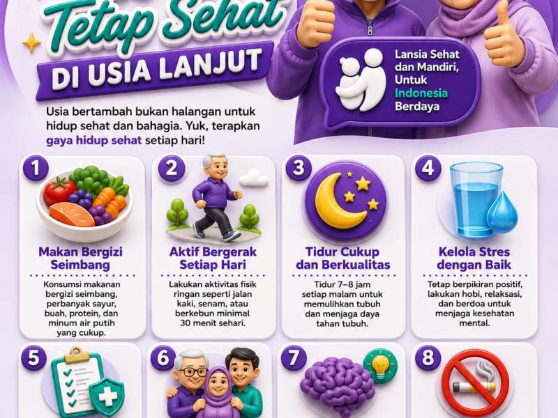 Tips Sehat di Usia Lanjut